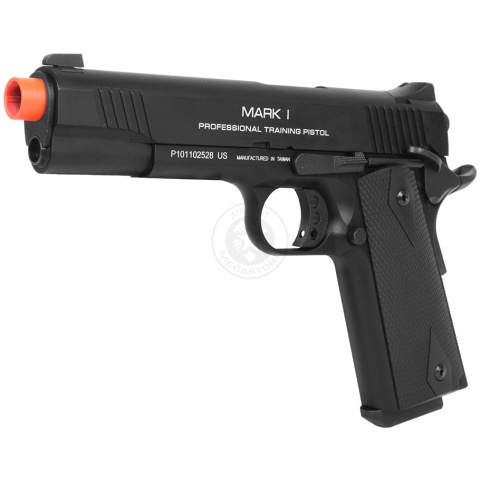 KWA Full Metal M1911 MARK 1 PTP Airsoft Gas Blowback Pistol in - BLACK