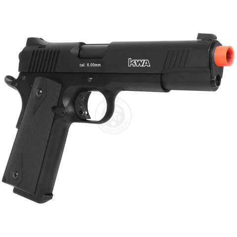 KWA Full Metal M1911 MARK 1 PTP Airsoft Gas Blowback Pistol in - BLACK