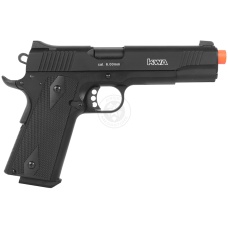 KWA Full Metal M1911 MARK 1 PTP Airsoft Gas Blowback Pistol in - BLACK