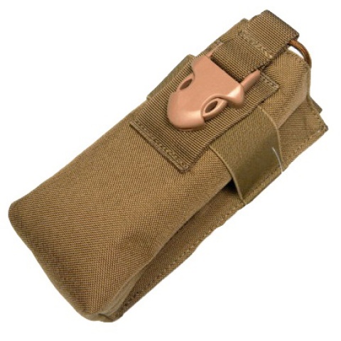 AMA Tactical Nylon MOLLE Radio Pouch - KHAKI