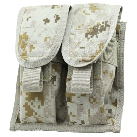 AMA MSA Para M4 MOLLE Double Magazine Pouch - DESERT DIGITAL