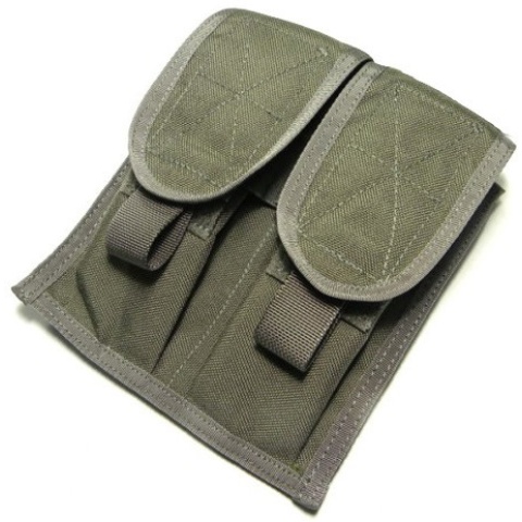 AMA MSA Para M4 MOLLE Double Magazine Pouch - RANGER GREEN