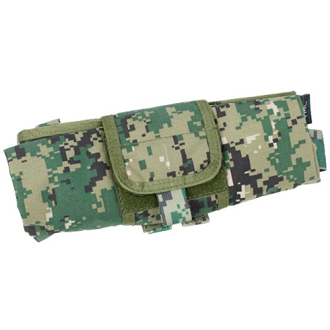 AMA Tactical MOLLE Magazine Dump Pouch - WOODLAND DIGITAL