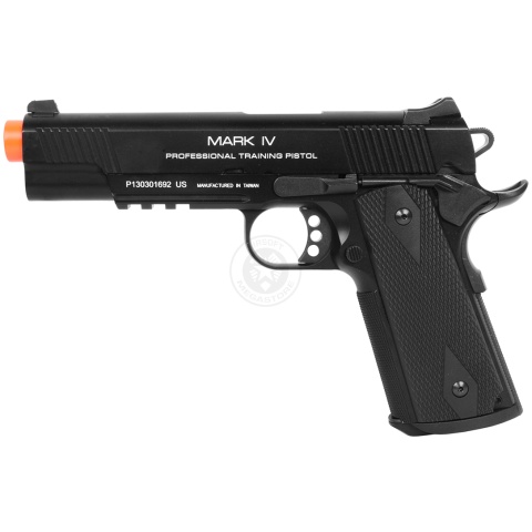 KWA M1911 MKIV PTP Full Metal Gas Blowback Pistol w/ 20mm Rail