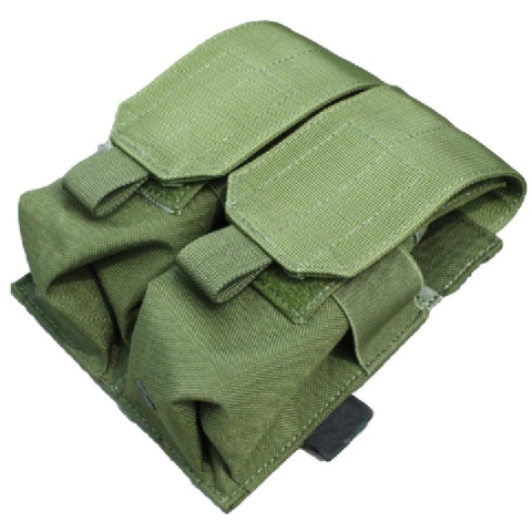 AMA Airsoft Dual M4 AEG Magazine Pouch - OD GREEN