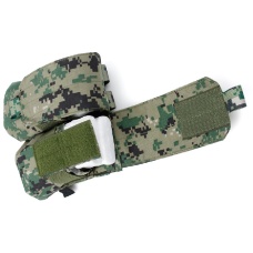 AMA Airsoft Dual M4 Double Magazine Pouch - WOODLAND DIGITAL