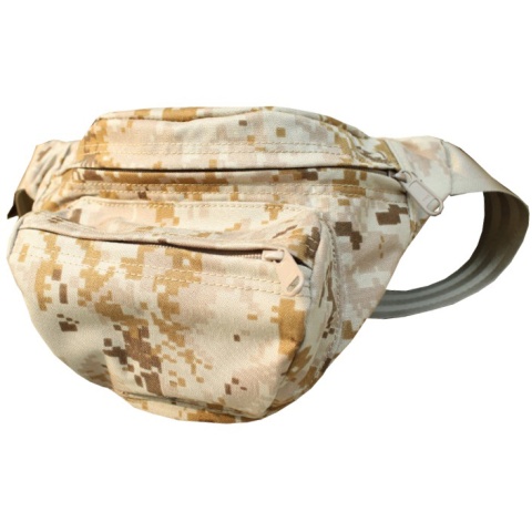 AMA Airsoft Cordura Low Pitched Tactical Fanny Pack - DESERT DIGITAL