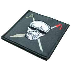 AMA Airsoft Seal Team 5 Bravo Embroidery Patch - BLACK