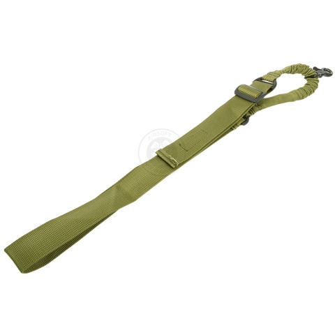 Lancer Tactical Airsoft OpSpec Single Point Tactical Bungee Sling - OD GREEN
