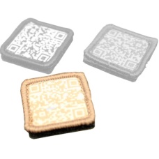 AMA Airsoft QR Code Hook and Loop Patch - KHAKI