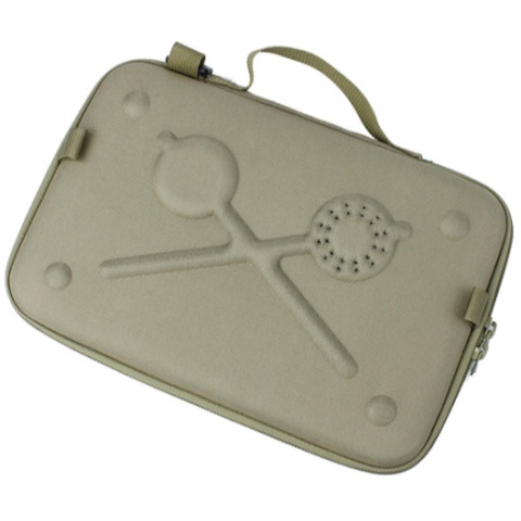 AMA Tactical Airsoft Light Weight EVA Pistol Case - DARK EARTH
