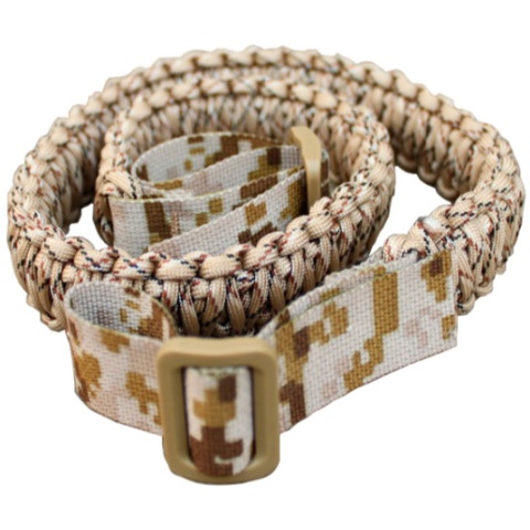 AMA Tactical Airsoft Paracord Survival Bracelet - DESERT DIGITAL