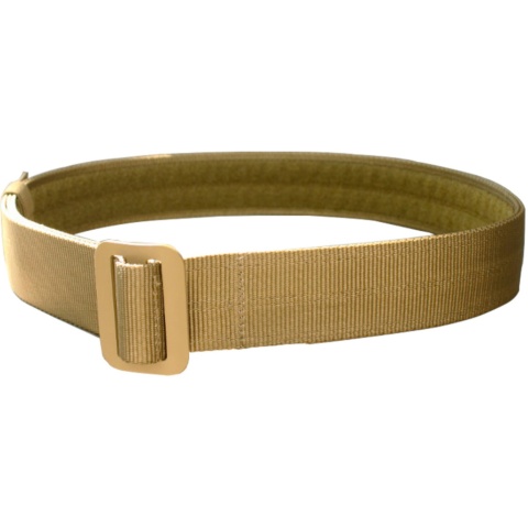 AMA Airsoft Tactical Enhanced Operator Gun Belt - MEDIUM - KHAKI