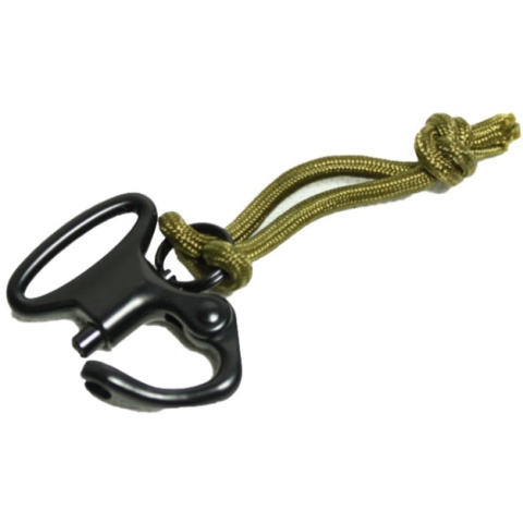 AMA Airsoft Tactical 1 Inch Versatile Snap Shackle - KHAKI