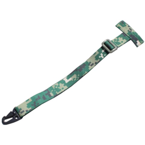 AMA Tactical MOLLE Attachment Sling w/ Buckle Clip - WOODLAND DIGITAL