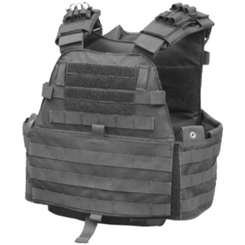 AMA EG Cordura Tactical Assault Vest (Black)