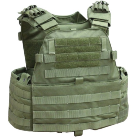 AMA EG Cordura Tactical Assault Vest - OLIVE DRAB GREEN