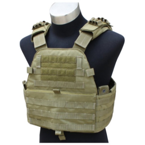 AMA EG Cordura Tactical Assault Vest - KHAKI