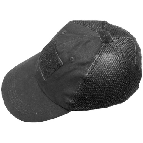 AMA Adjustable Tactical Mesh Team Cap - BLACK