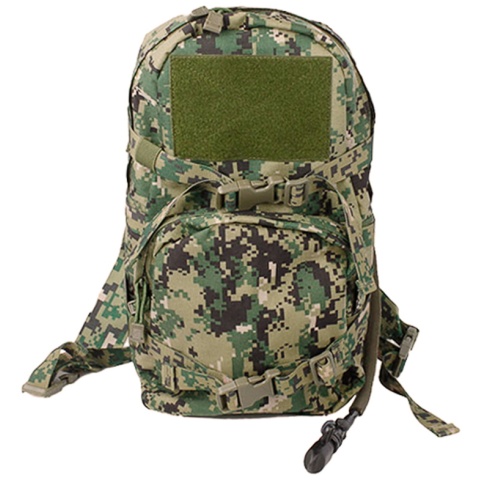AMA 1000D Cordura Modular Assault Pack w/ 3L  Bladder - WOODLAND DIGITAL