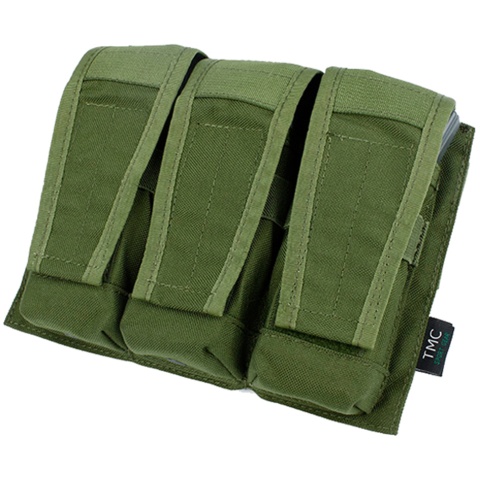AMA Adaptive Vest System M4/M16 Triple Mag Pouch - OLIVE DRAB GREEN