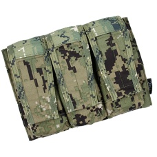 AMA Adaptive Vest System  M4/M16 Triple Mag Pouch - WOODLAND DIGITAL