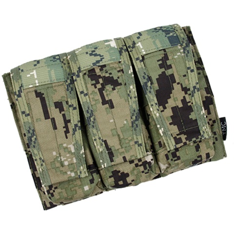 AMA Adaptive Vest System  M4/M16 Triple Mag Pouch - WOODLAND DIGITAL