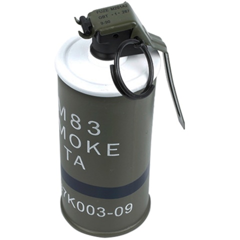AMA Replica INERT AN/M83 Smoke Hand Grenade  - OLIVE DRAB GREEN