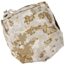 AMA 500D Nylon Cordura Square MOLLE Tru-zip Canteen Pouch - DIGITAL DESERT