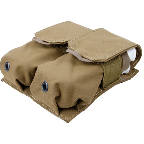 AMA Tactical QUOP Double Magazine Pouch - COYOTE BROWN