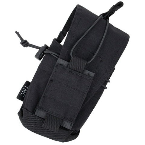 AMA Tactical 500D Nylon MOLLE MBITR Radio Pouch - BLACK