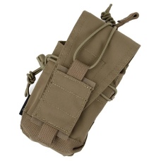 AMA Tactical 500D Nylon MOLLE MBITR Radio Pouch - KHAKI