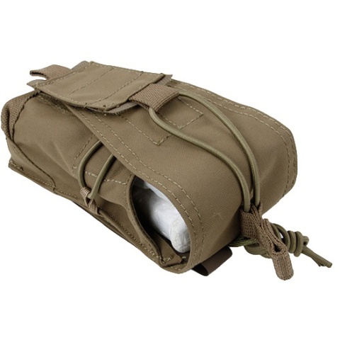 AMA Tactical 500D Nylon MOLLE MBITR Radio Pouch - KHAKI