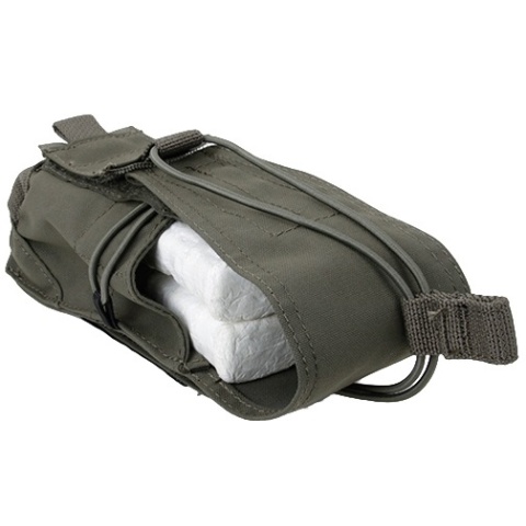 AMA Tactical 500D Nylon MOLLE MBITR Radio Pouch - RANGER GREEN