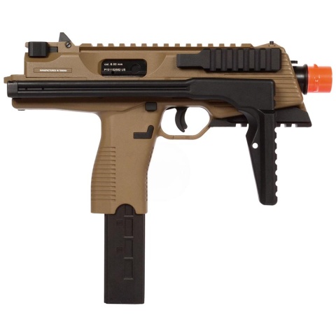 KWA KMP9R Full/Semi Automatic Gas Blowback SMG Railed Version - Dark Earth -  (DISCONTINUED)