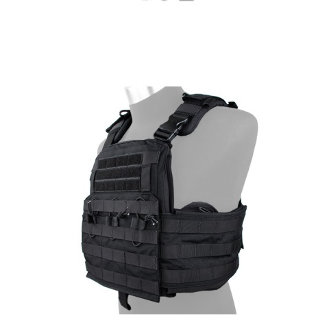 AMA Tactical QD Protective Nylon Cherry Tactical Vest  - BLACK
