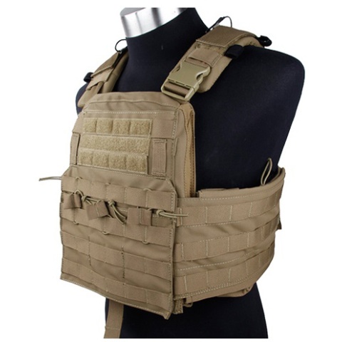 AMA Tactical QD Protective Nylon Cherry Tactical Vest - KHAKI