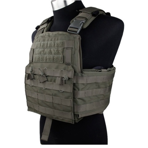 AMA Tactical QD Protective Nylon Cherry Tactical Vest - RANGER GREEN