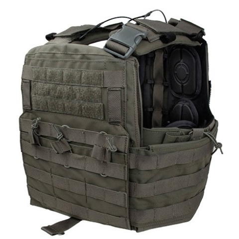 AMA Tactical QD Protective Nylon Cherry Tactical Vest - RANGER GREEN