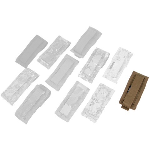AMA 500D Single Vertical Pistol Magazine Pouch - KHAKI