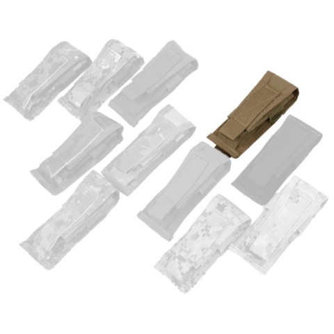AMA 500D Single Vertical Pistol Magazine Pouch - KHAKI