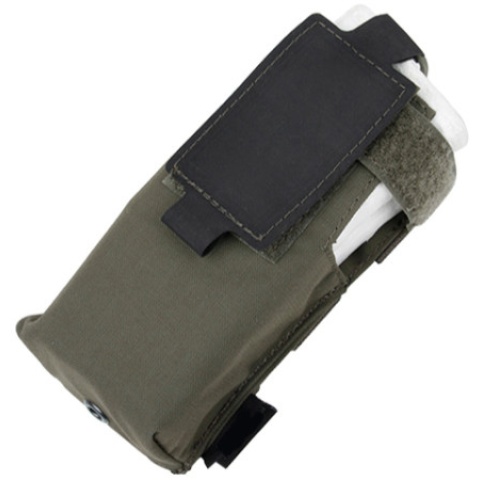 AMA 500D Nylon Paracord Lacing Patrol Radio Pouch - RANGER GREEN