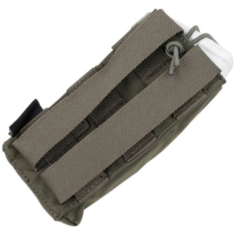 AMA 500D Nylon Paracord Lacing Patrol Radio Pouch - RANGER GREEN