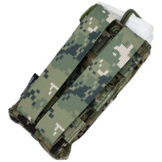 AMA 500D Nylon Paracord Lacing Patrol Radio Pouch - WOODLAND DIGITAL