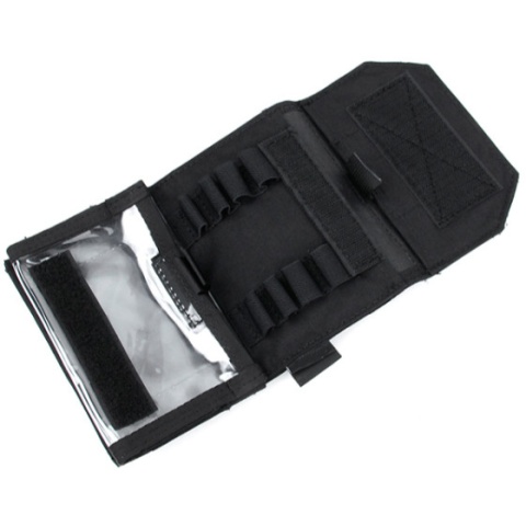 AMA Adhesive 500D Matte Dapper Admin Pouch - BLACK