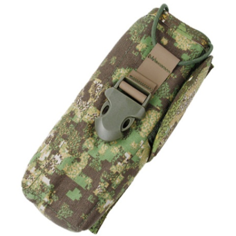 AMA PRC148 500D Cordura MOLLE Radio Pouch w/ Buckle Clip - PC GREEN