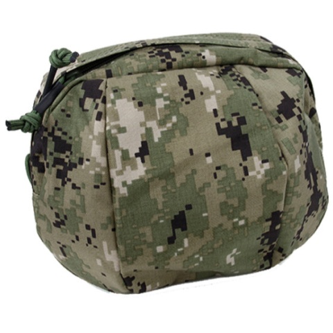 AMA Cordura Billowed Utility Pouch w/ MOLLE WEBBING - WOOD DIGITAL