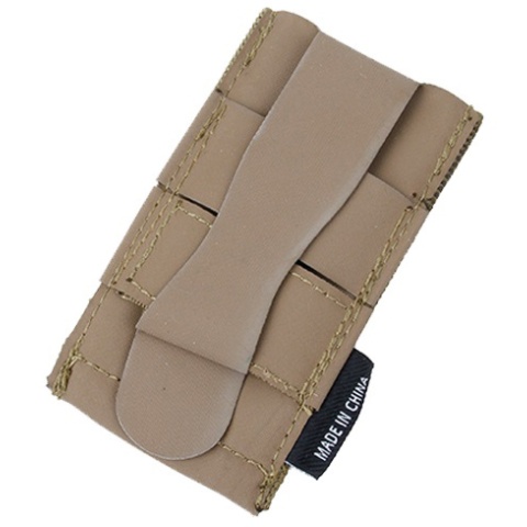AMA TS Single 500D Nylon Pistol Magazine Pouch - COYOTE BROWN