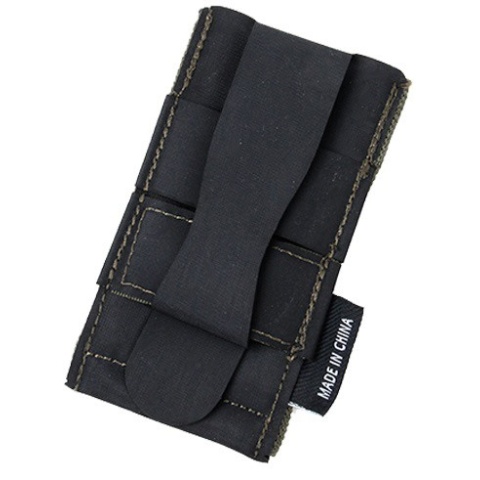 AMA TS Single 500D Nylon Pistol Magazine Pouch - RANGER GREEN