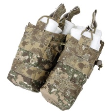 AMA Double Open Top Magazine Pouch w/ Paracord Lacing - PC BADLANDS